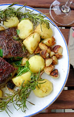 Lammbraten mit Kartoffeln