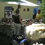 Marktstand bei Kunst und Garten 2012
