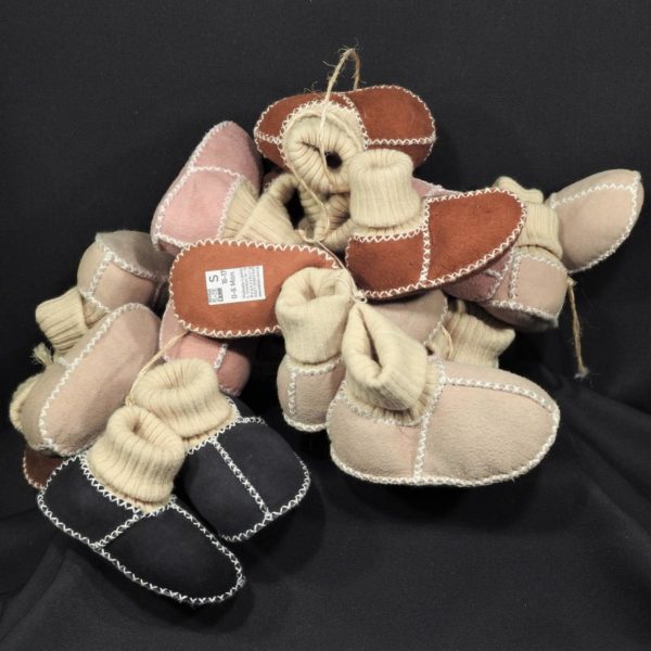 Lammfell Baby-Schuhe