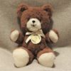 Schafwoll-Kuscheltier Teddy-Bär braun XL