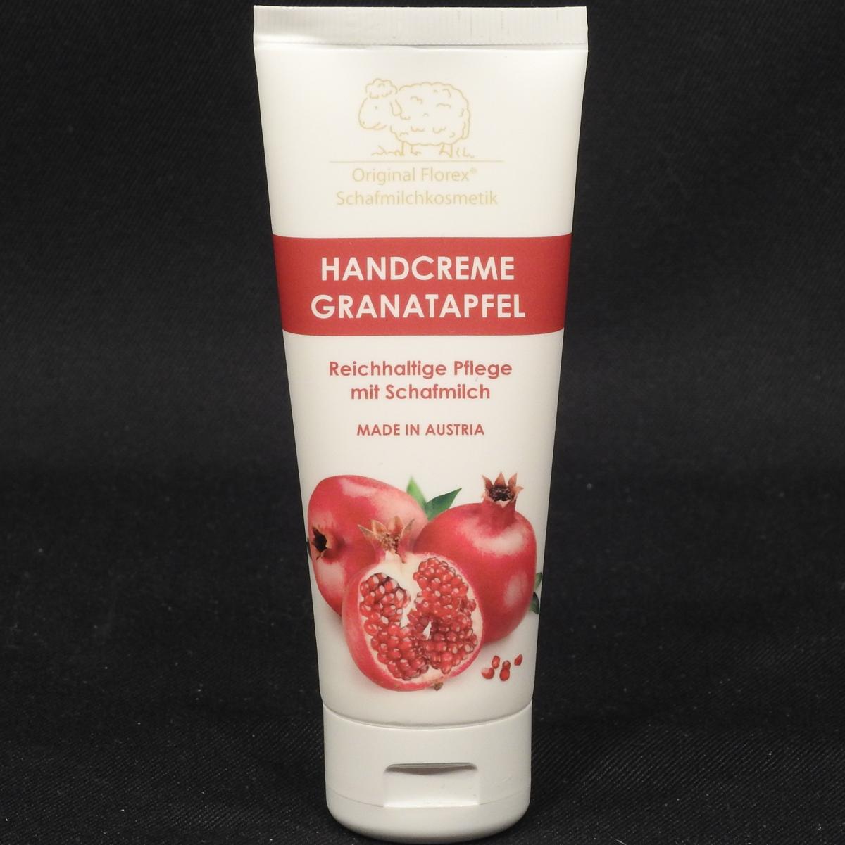 Handcreme mit Schafmilch Granatapfel Handcreme mit Schafmilch Granatapfel