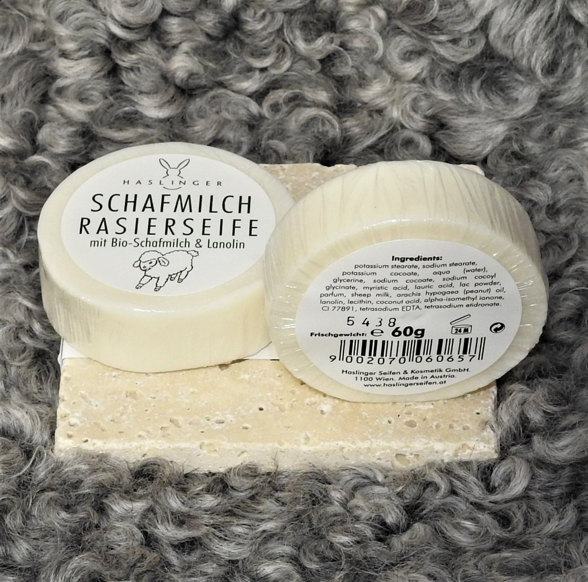 Rasierseife mit Schafmilch