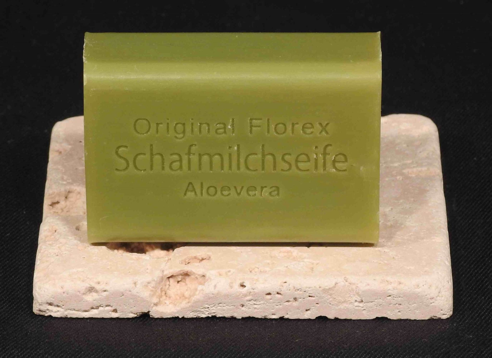 Schafmilchseife Aloe Vera_auf_Travertin