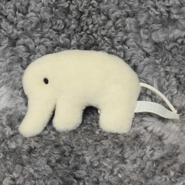 Schafwoll Flachtier Elefant