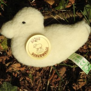 Schafwoll Flachtier Ente