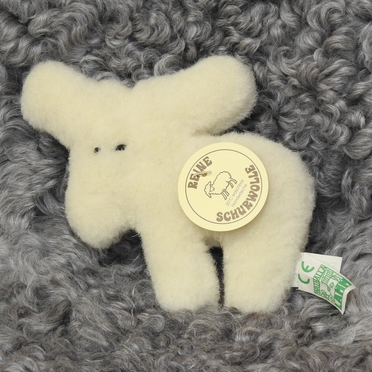 Schafwoll Flachtier Elch