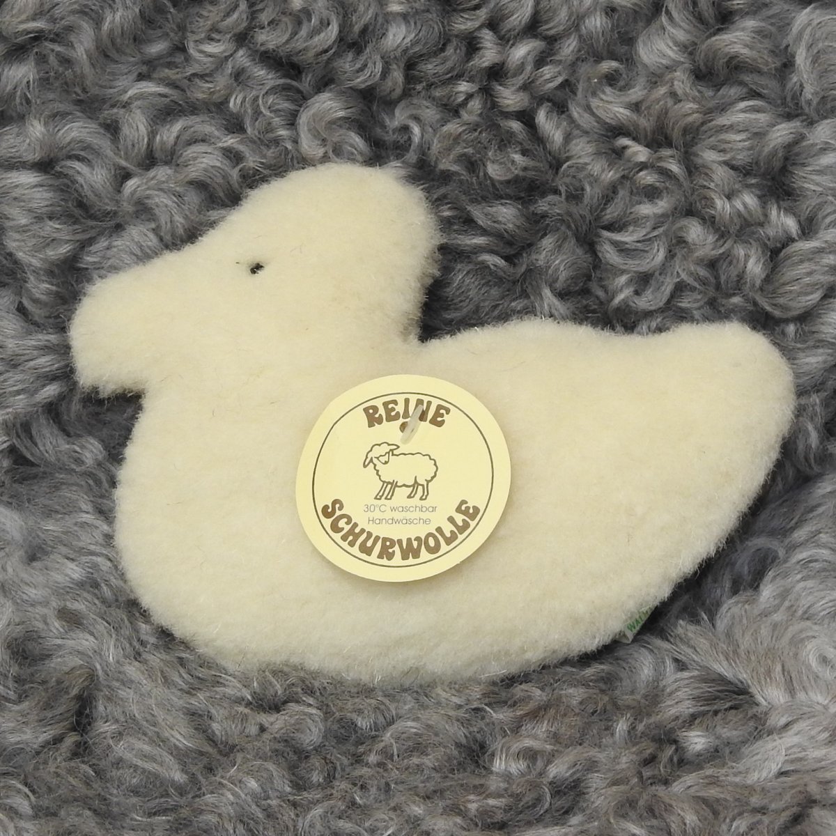 Schafwoll Flachtier Ente
