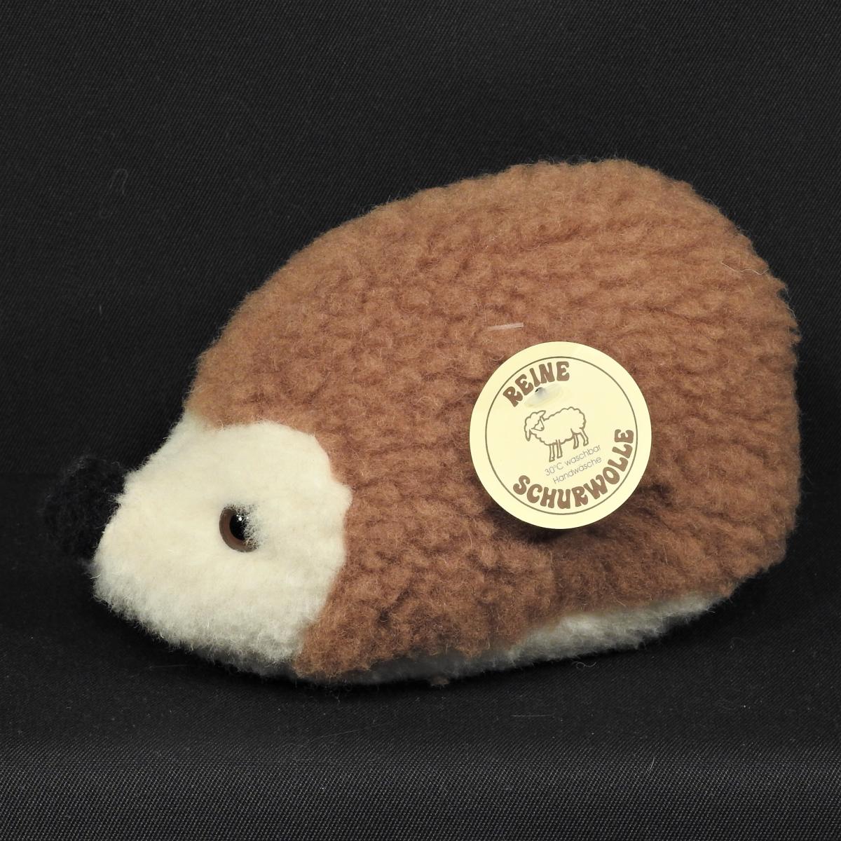 Schafwoll Kuscheltier Igel