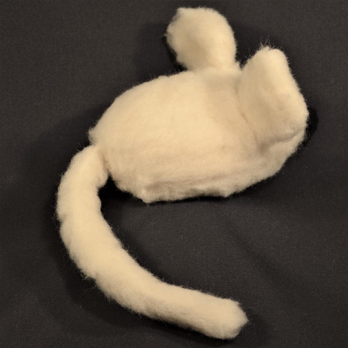 Schafwoll Kuscheltier Maus Schafwoll Kuscheltier Maus