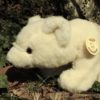Schafwoll Kuscheltier Eisbär stehend Schafwoll Kuscheltier Eisbär stehend