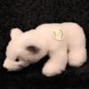 Schafwoll Kuscheltier Eisbär stehend Schafwoll Kuscheltier Eisbär stehend