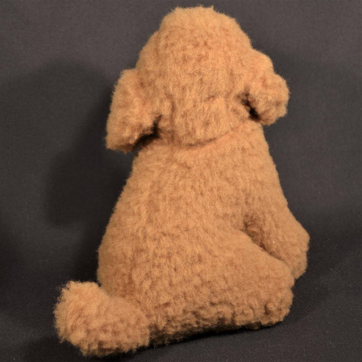 Schafwoll-Kuscheltier Welpe/Hund braun Schafwoll-Kuscheltier Welpe/Hund braun