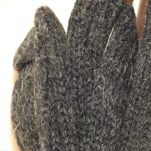 Schafwoll-Socken 100% Wolle Virgin-Wool anthrazit