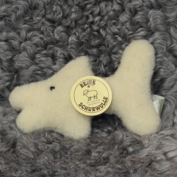 Schafwoll Flachtier Fisch