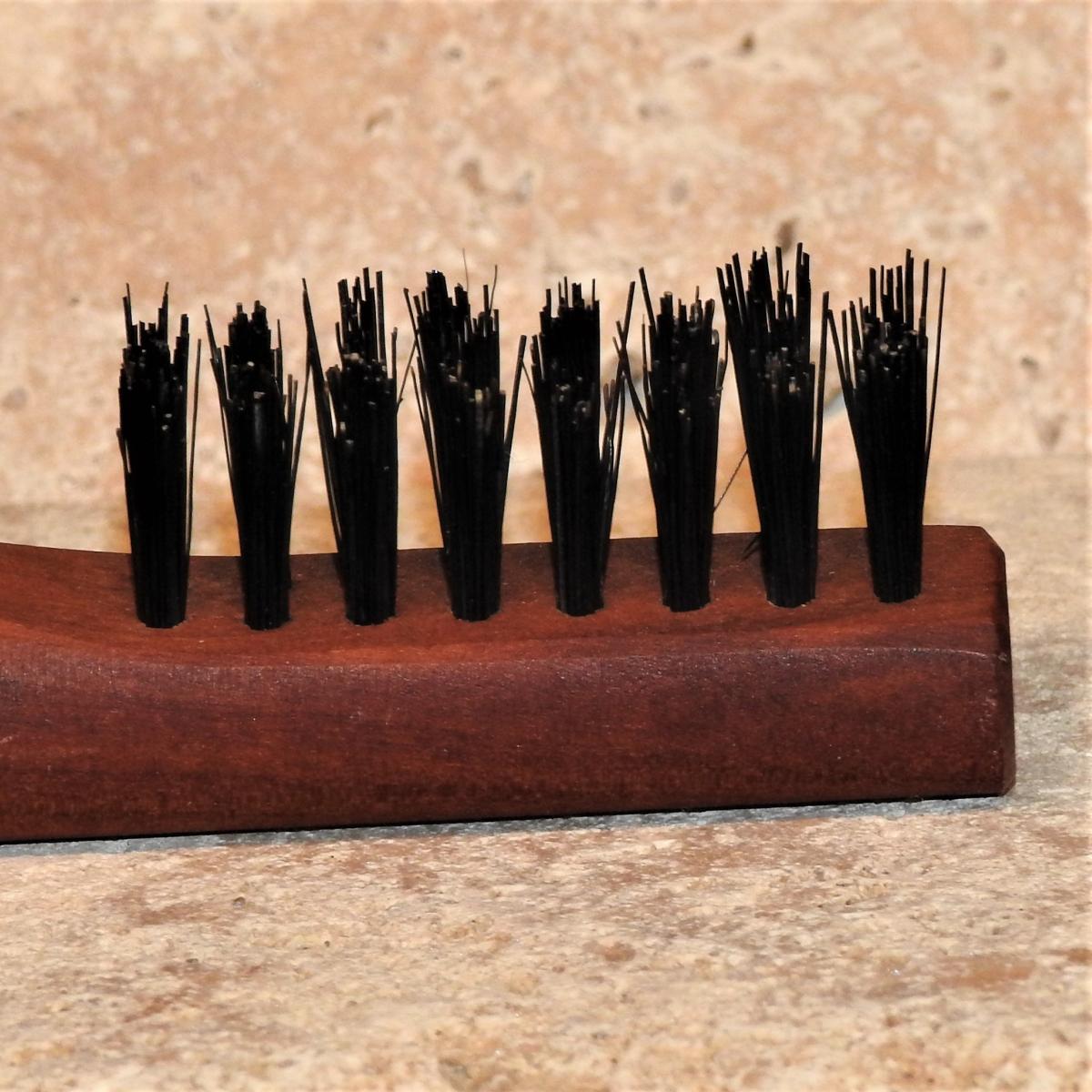 Bartbürste Birnbaumholz mit Stiel