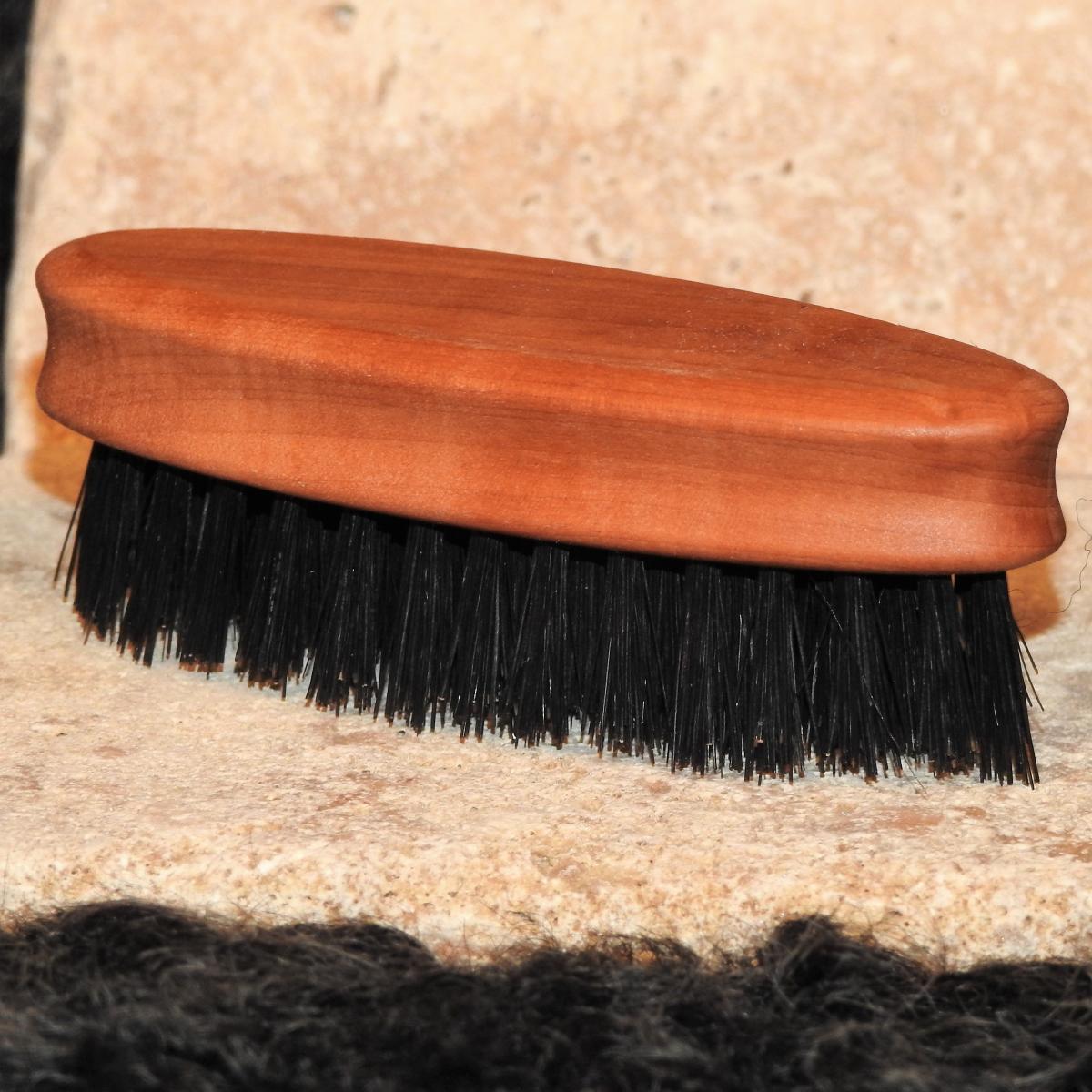 Bartbürste Birnbaumholz oval