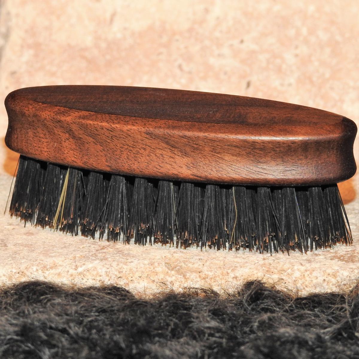 Bartbürste Thermoholz oval