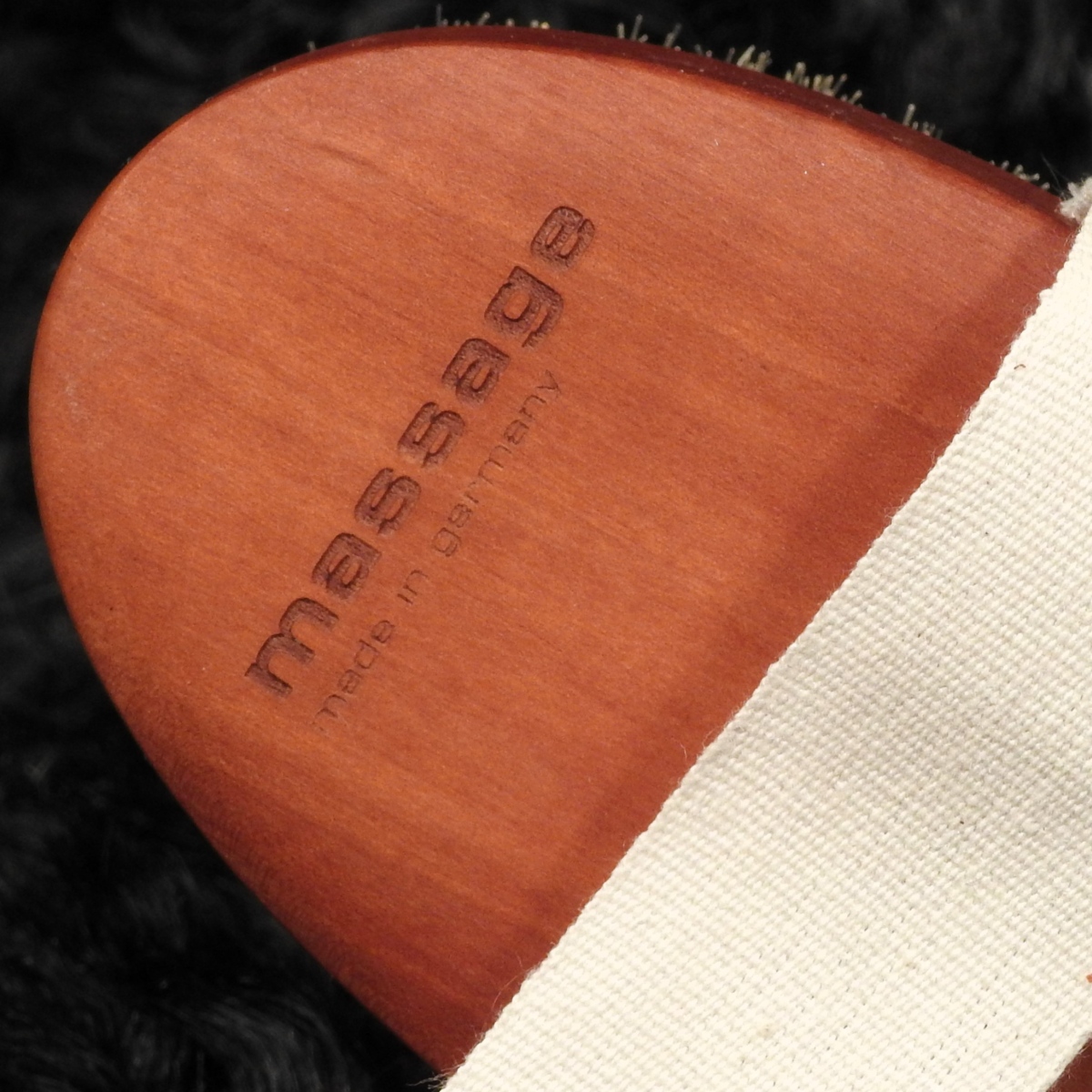 Massagebürste Trockenmassage Birnbaumholz Massagebürste Trockenmassage Birnbaumholz