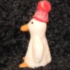 Schafwoll-Filz-Eierwaermer Ente weiss