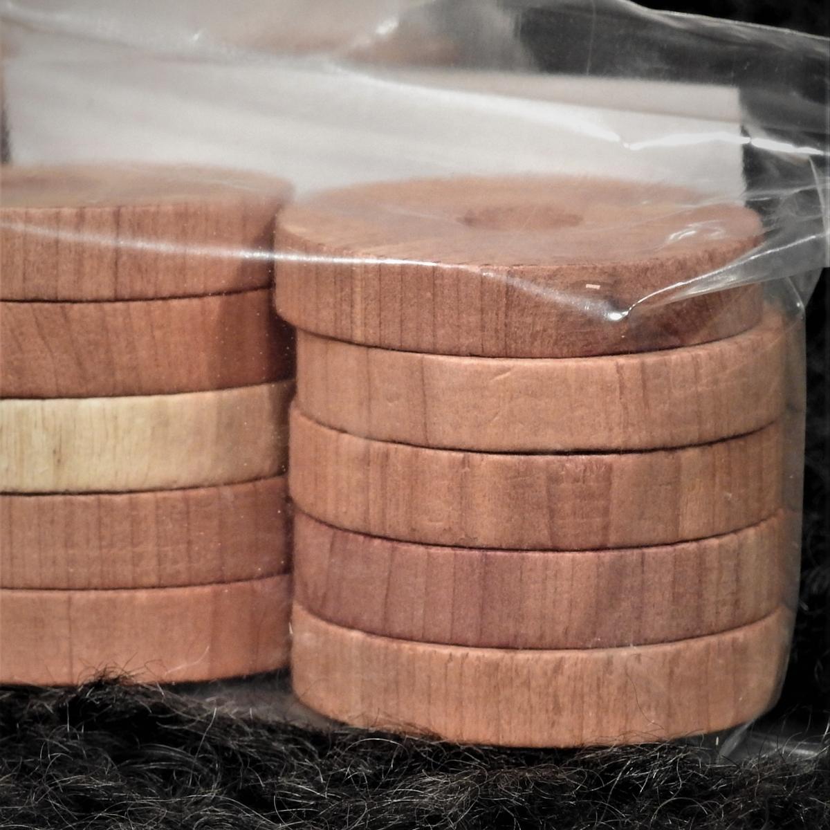 Zedernholz Kleiderbügel-Scheiben (10 Stück)