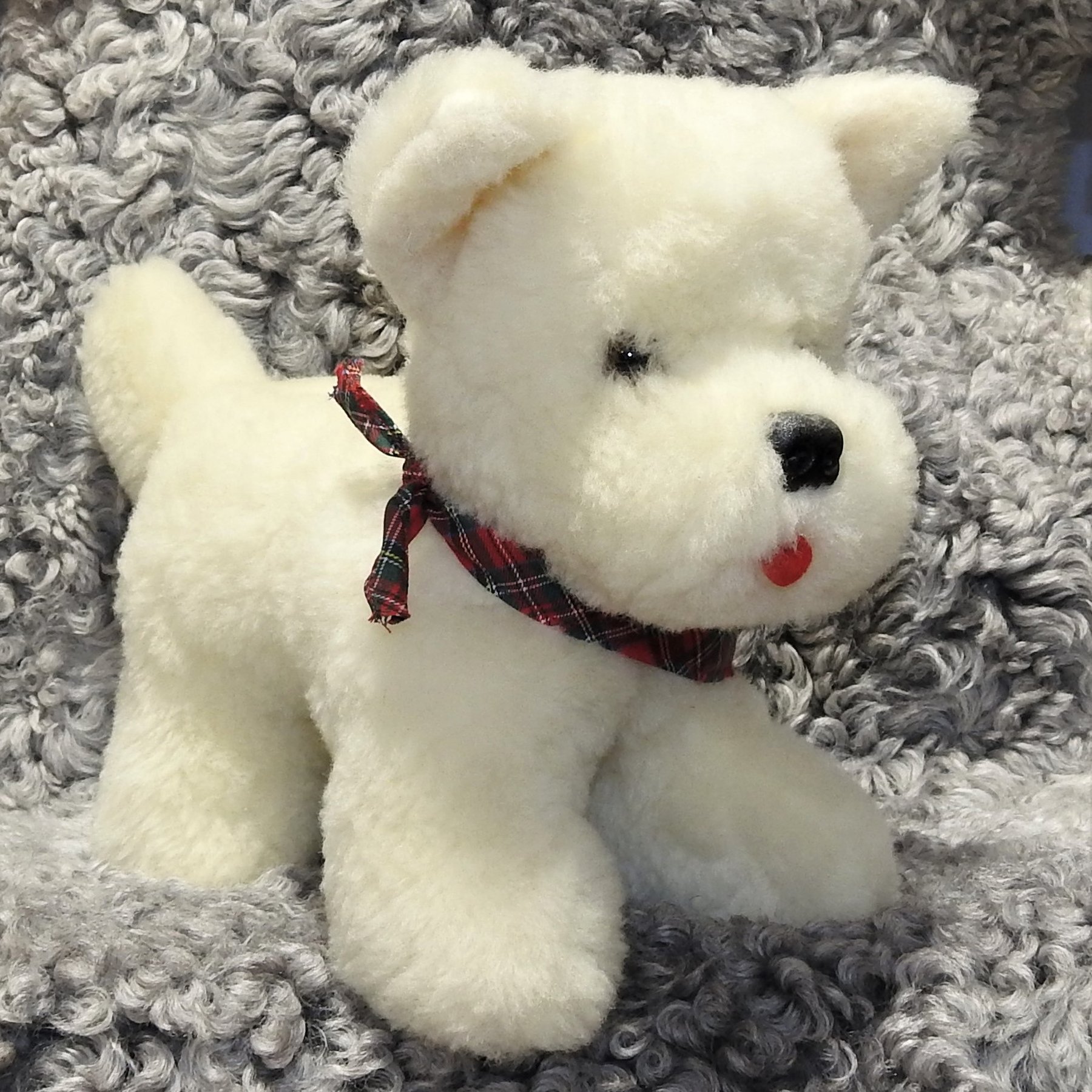 Schafwoll-Kuscheltier West-Highland-Terrier Schafwoll-Kuscheltier West-Highland-Terrier