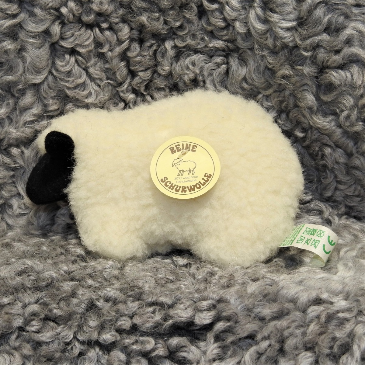 Schafwoll Flachtier Lamm Schafwoll Flachtier Lamm