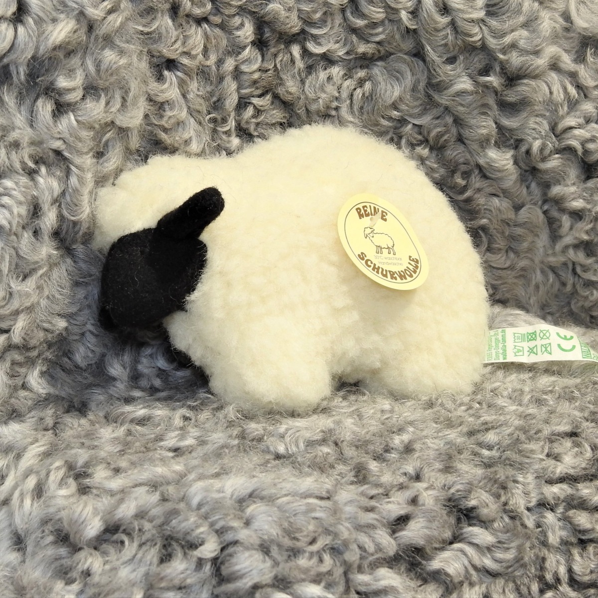 Schafwoll Flachtier Lamm Schafwoll Flachtier Lamm