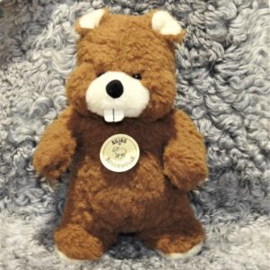 Schafwoll-Kuscheltier Biber