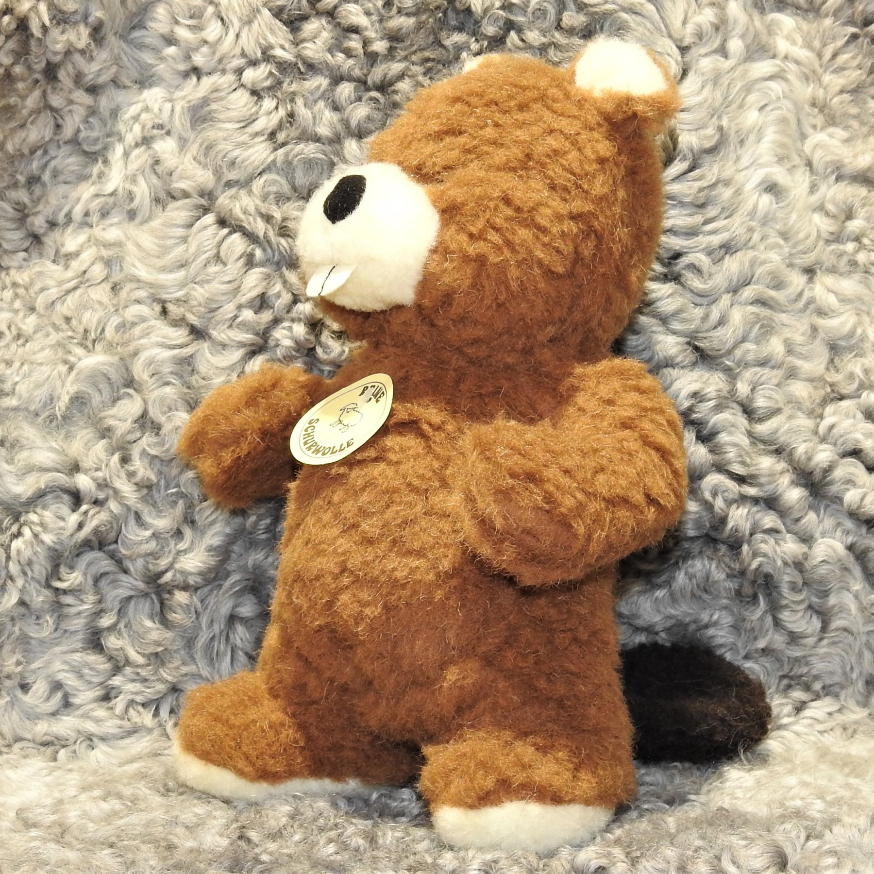 Schafwoll-Kuscheltier Biber