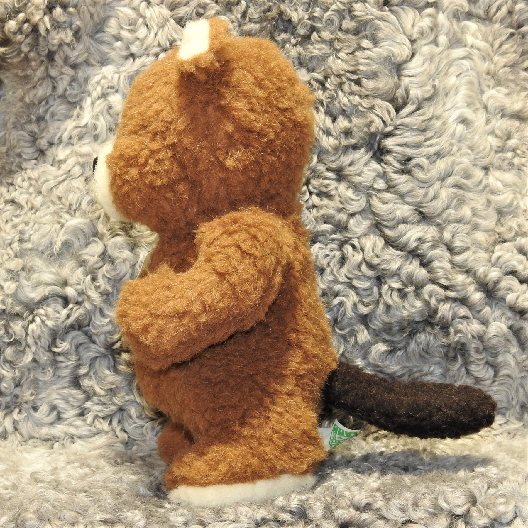 Schafwoll-Kuscheltier Biber