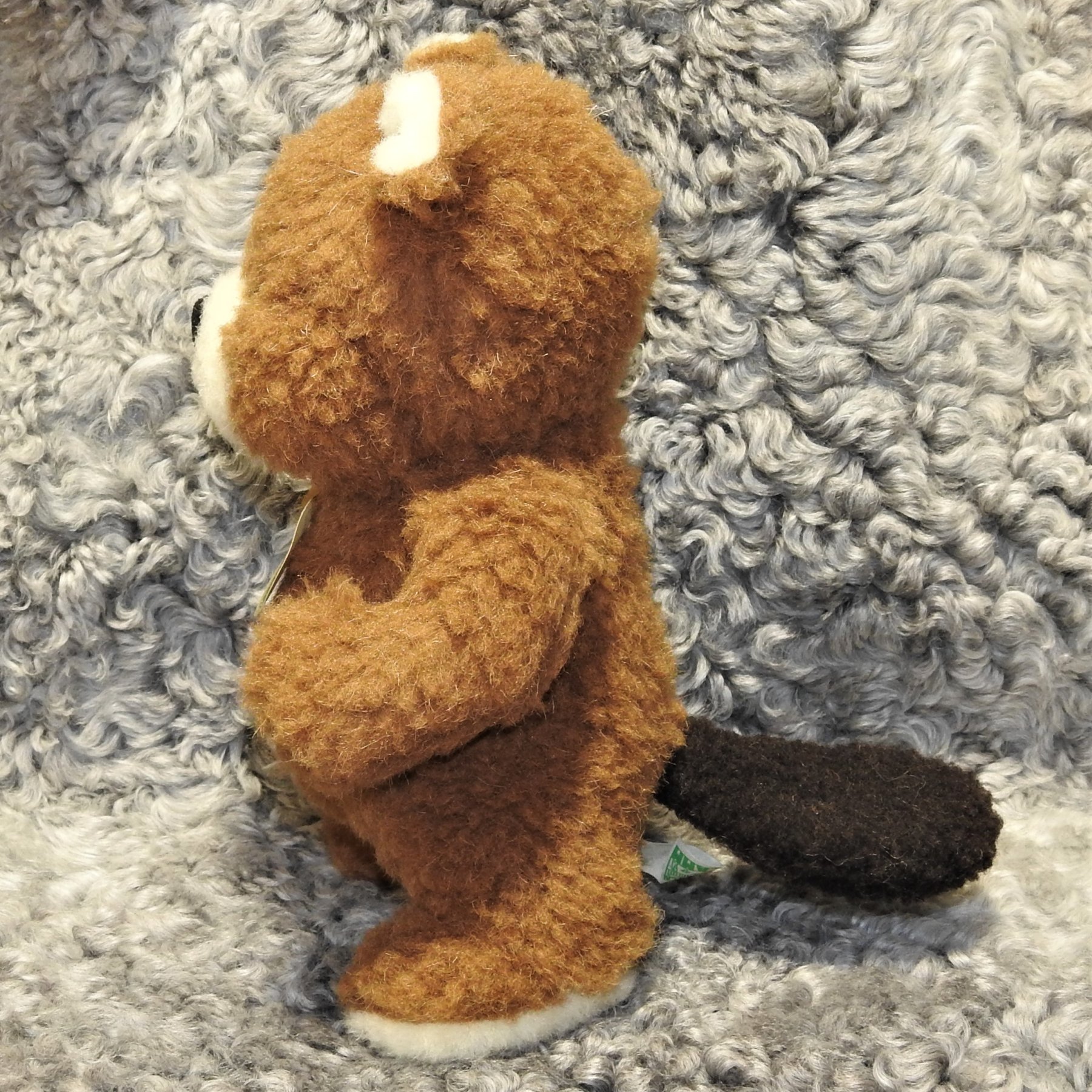 Schafwoll-Kuscheltier Biber