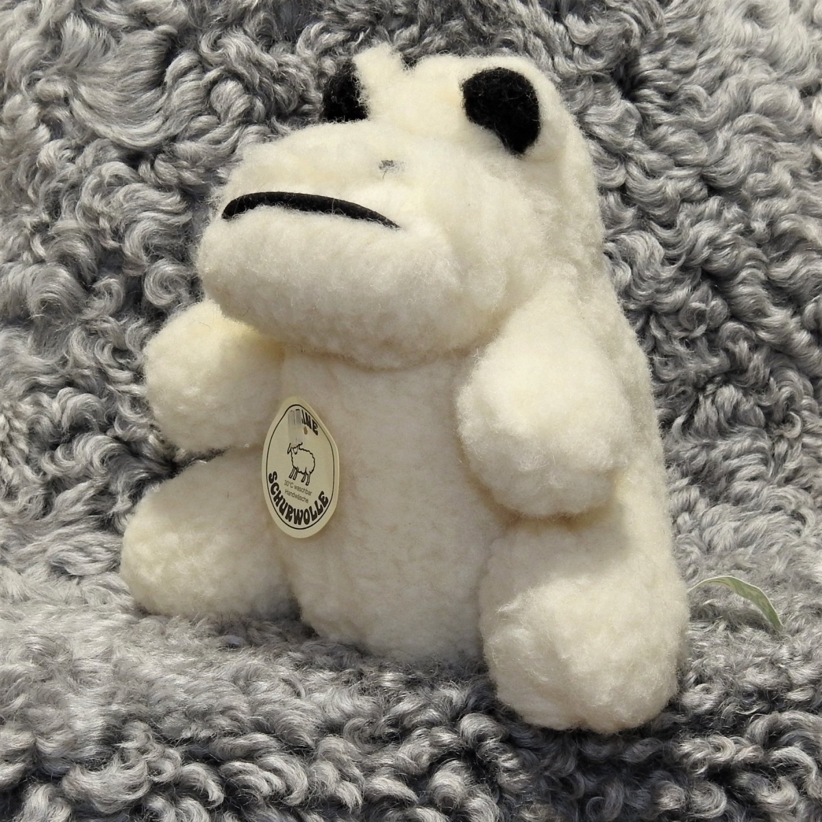 Schafwoll-Kuscheltier Nilpferd