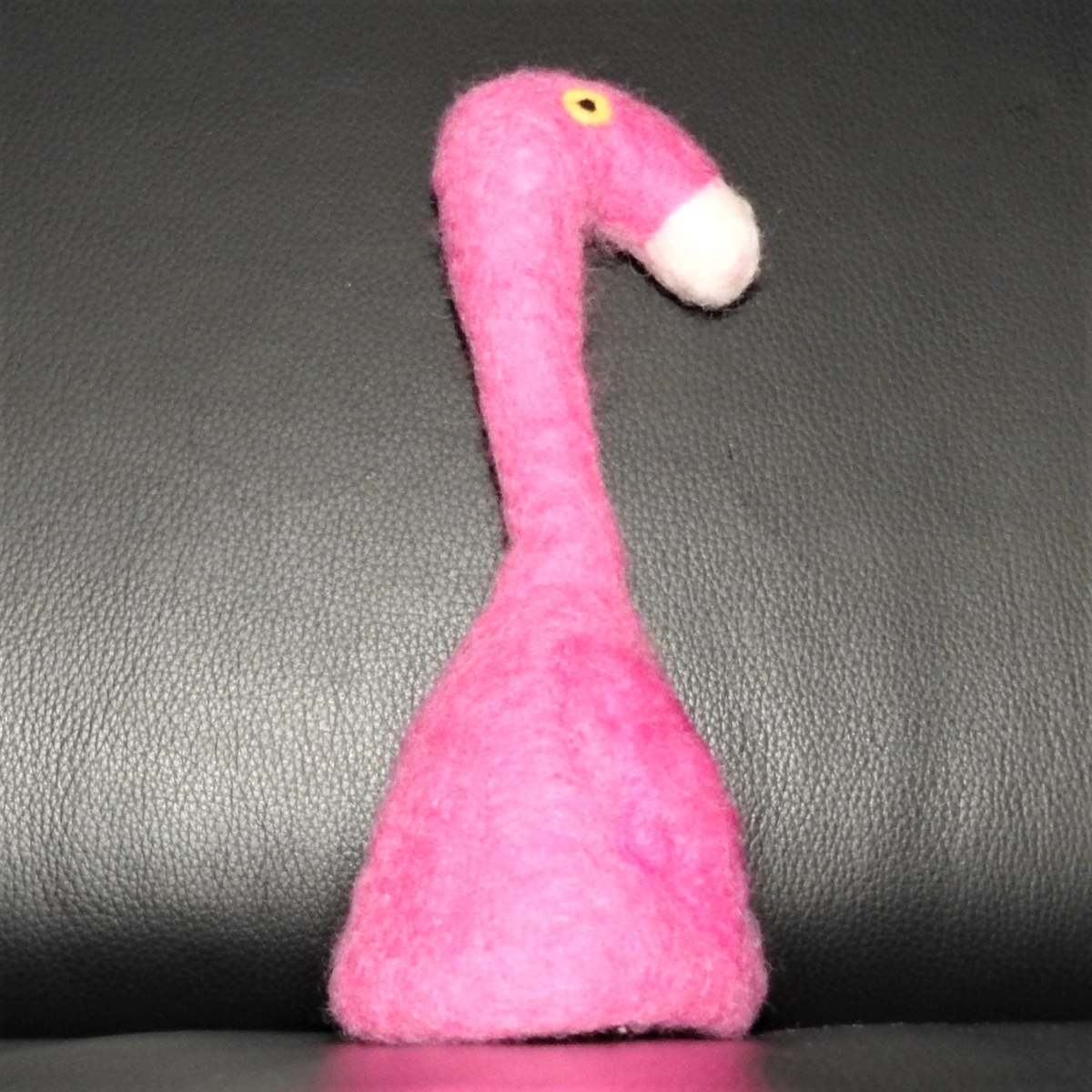 Schafwoll-Filz-Eierwaermer Flamingo