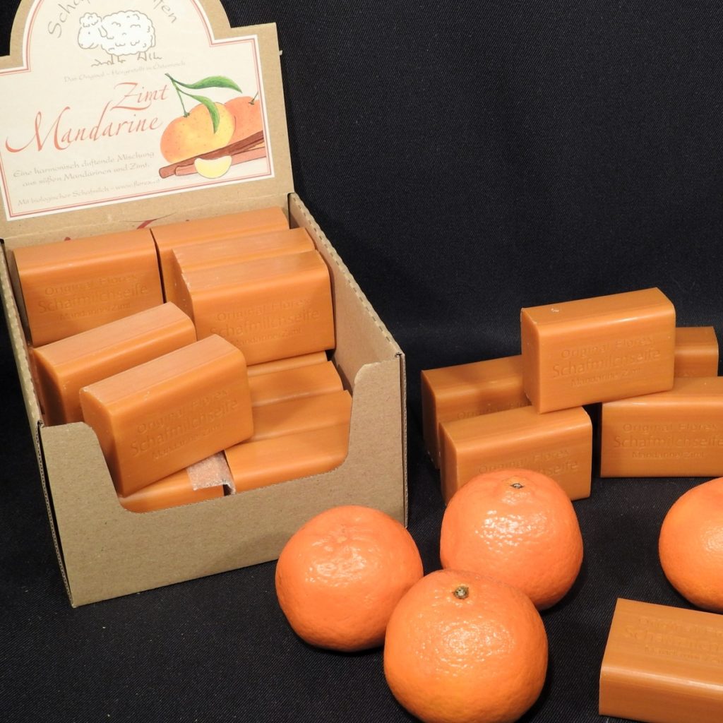 Schafmilch-Seife Mandarine-Zimt