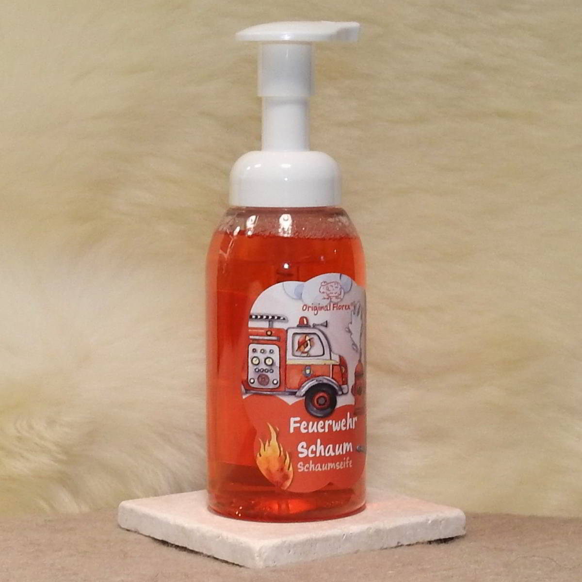 Florex-Schafmilchseife Schaumseife Feuerwehrschaum Beerentraum