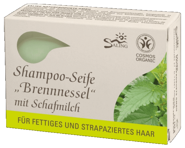 Haarseife-Schafmilch Brennnessel Shampoo-Seife