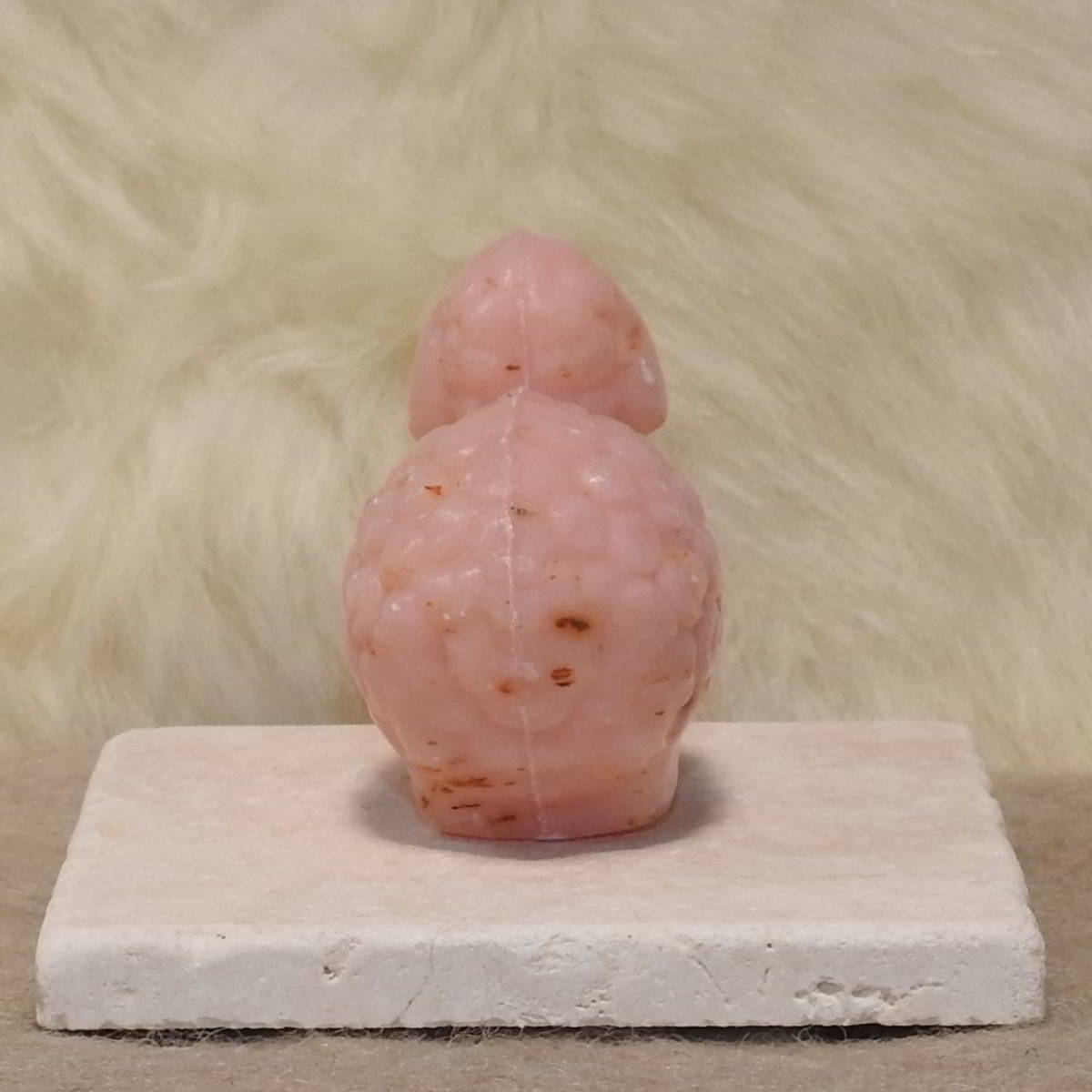 Schafmilchseife in Schafform rosa mit Rosen-Duft